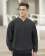 9411-CBS Men's Chambray 1/4 Zip Windshirt