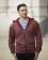 9738-BDI Men's Bonded Interlock Full Zip Hooded Jacket