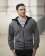 9738-BDI Men's Bonded Interlock Full Zip Hooded Jacket