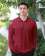 2480-TSJ Men's Tiger Stripe Jersey L/S 1/4 Zip Polo 